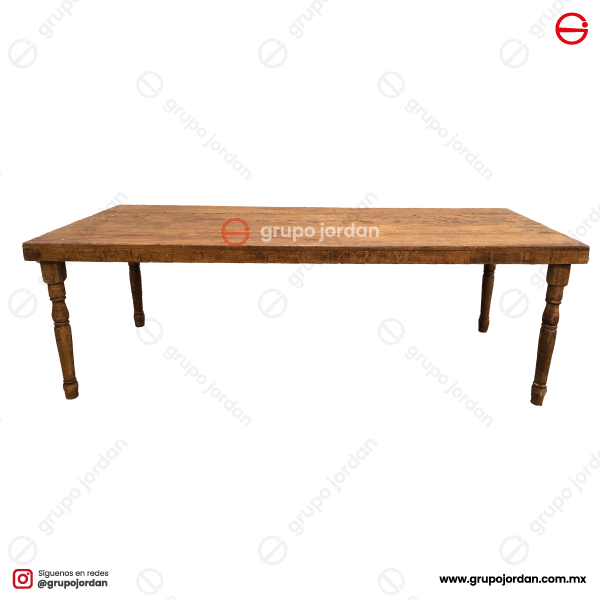 Mesa rectangular de madera